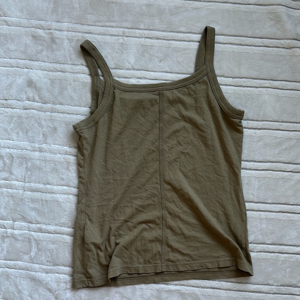 Everlane olive Fitted Camisole Top - Picture 6 of 6
